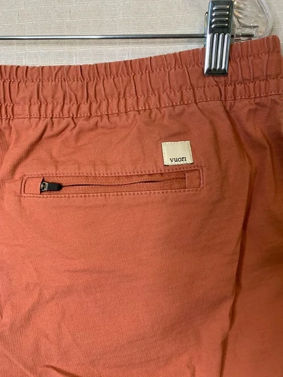 Vuori Ripstop Shorts Size L Drawstring Pull On Organic Cotton Athleisure Outdoor - Picture 7 of 10
